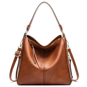 Le Sac Urbain Chic - Sac Fourre-Tout Femme PU Uni Grande Capacité Compartiments