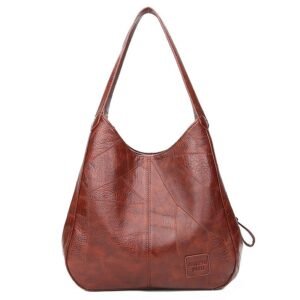 Le Chic de Rue - Sac à main bandoulière femme synthétique souple fermeture éclair poche téléphone