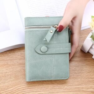 Le Complice - Portefeuille femme compact en PU léger avec zip et multi-compartiments