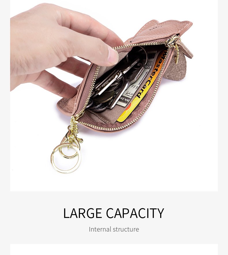 L’Élégance du Chat - Porte-monnaie Cuir Véritable Femme Compact Ultra-Fin – Image 7