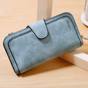 La Pochette Urbaine - Porte-monnaie pochette femme 14 cartes 4 pinces billets zip