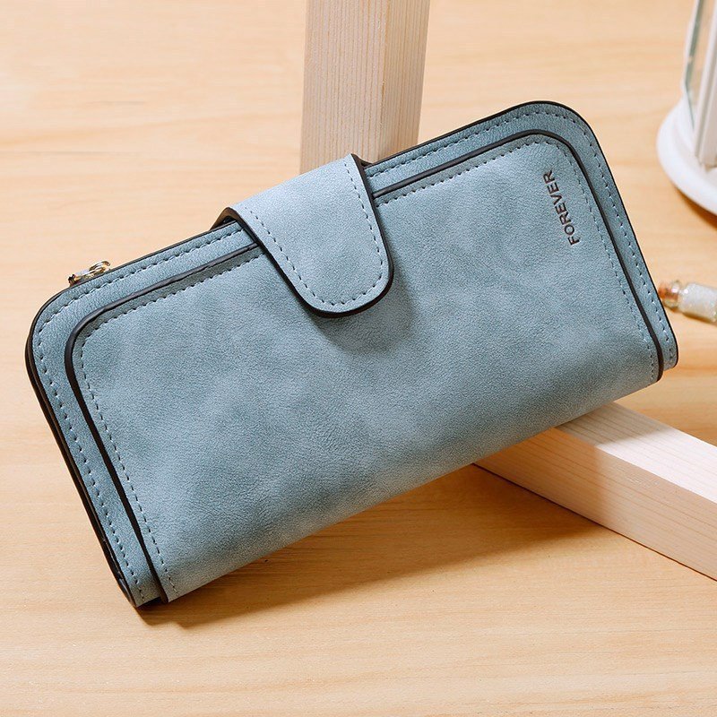 La Pochette Urbaine - Porte-monnaie pochette femme 14 cartes 4 pinces billets zip