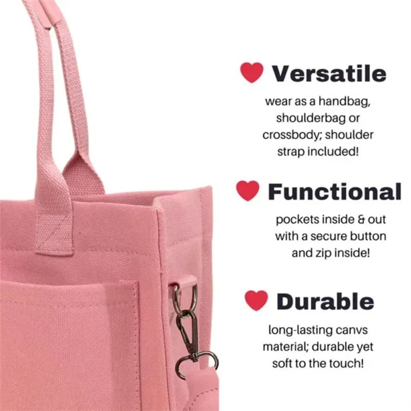 Le Compagnon Urbain - Sac Fourre-Tout Femme Toile Hydrofuge Bandoulière Ajustable Compartiments – Image 10