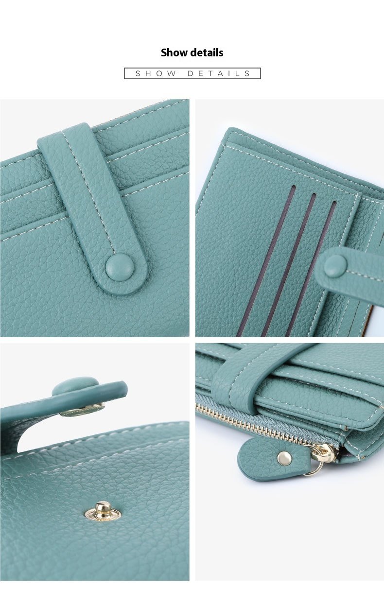 Le Nomade - Portefeuille Femme Compact Compartiment Zip Monnaie – Image 9