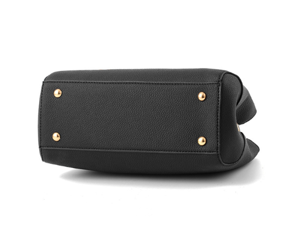 L'Élégance Nouée - Sac Bandoulière Femme en PU avec Nœud Compartiments Multiples Poches Zippées – Image 8