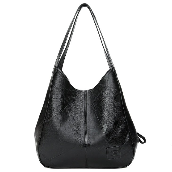 Le Chic de Rue - Sac à main bandoulière femme synthétique souple fermeture éclair poche téléphone – Image 4