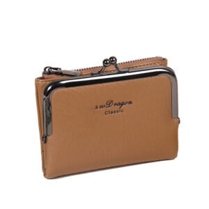 L’Urbain Raffiné - Porte-cartes femme 2-en-1 serrure compact