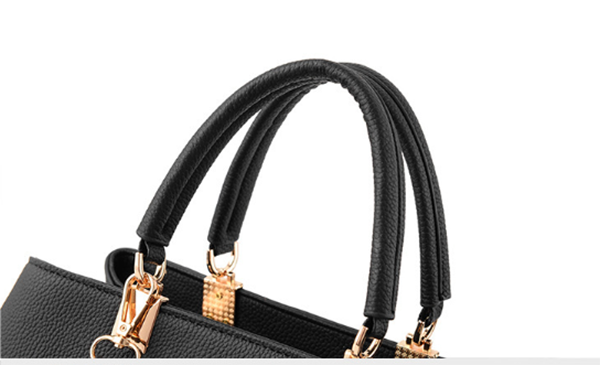 L'Élégance Nouée - Sac Bandoulière Femme en PU avec Nœud Compartiments Multiples Poches Zippées – Image 14