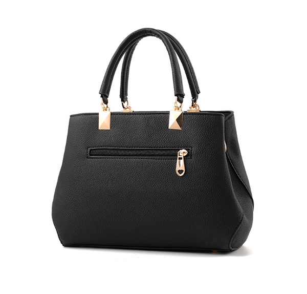 L'Élégance Nouée - Sac Bandoulière Femme en PU avec Nœud Compartiments Multiples Poches Zippées – Image 10