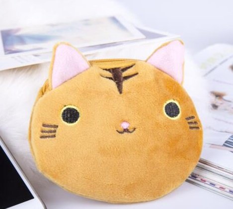 La Pochette Chat - Porte-Monnaie Pochette Chat Peluche Douce Femme – Image 3