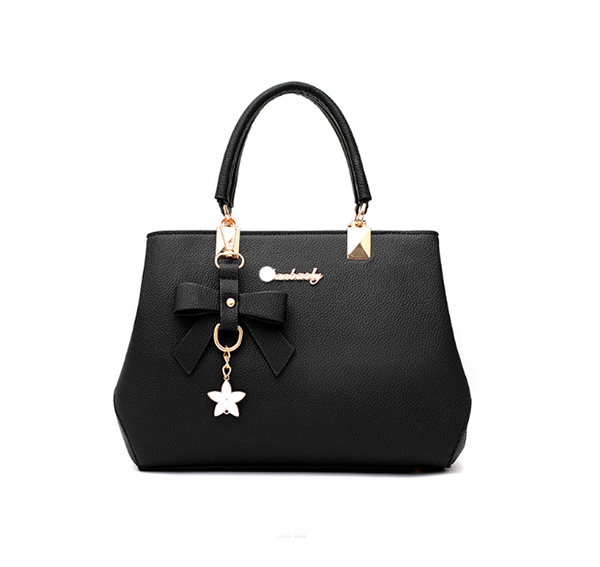 L'Élégance Nouée - Sac Bandoulière Femme en PU avec Nœud Compartiments Multiples Poches Zippées – Image 11