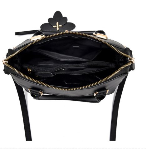 Le Brodé Fleuri - Sac à Main Femme Brodé Floral PU Grande Capacité – Image 7