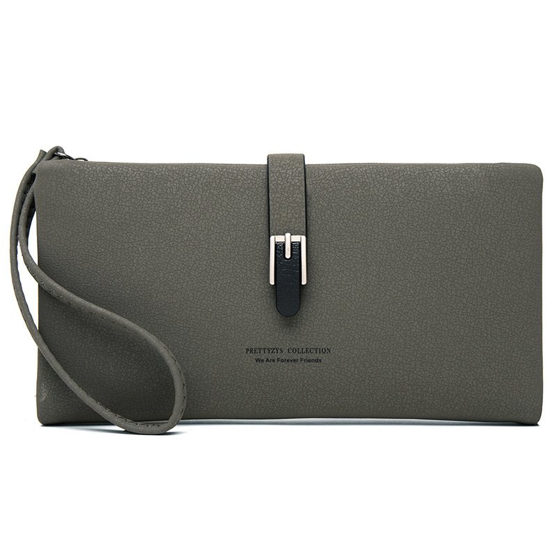 La Pochette Moderne - Pochette femme en PU légère compacte uni – Image 5