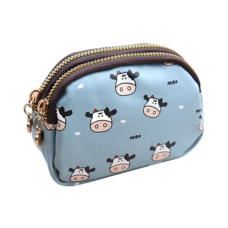 La Poche Fantaisiste - Porte-clés femme PVC motif vache veau étui compact – Image 3