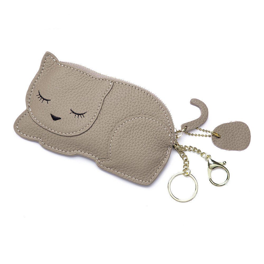 L’Élégance du Chat - Porte-monnaie Cuir Véritable Femme Compact Ultra-Fin – Image 6