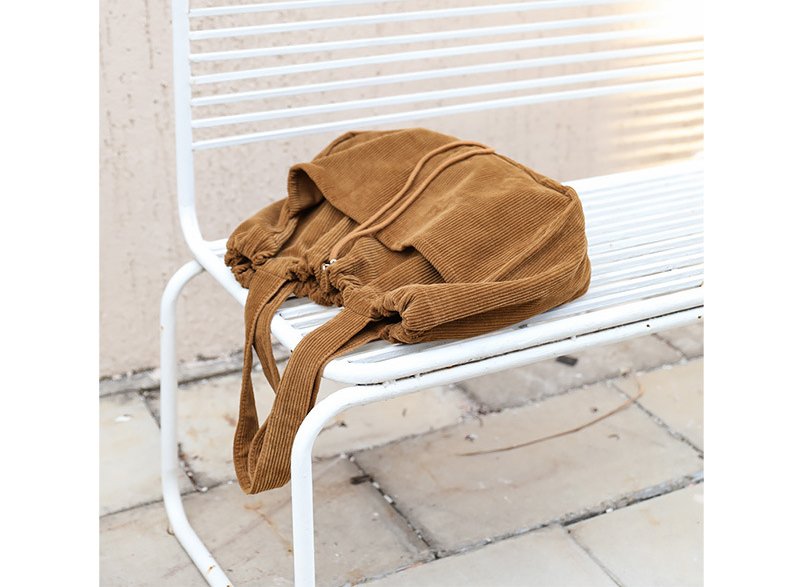 Le Côtelé Urbain - Sac Bandoulière Femme Velours Côtelé Grande Capacité Poche Zippée – Image 13